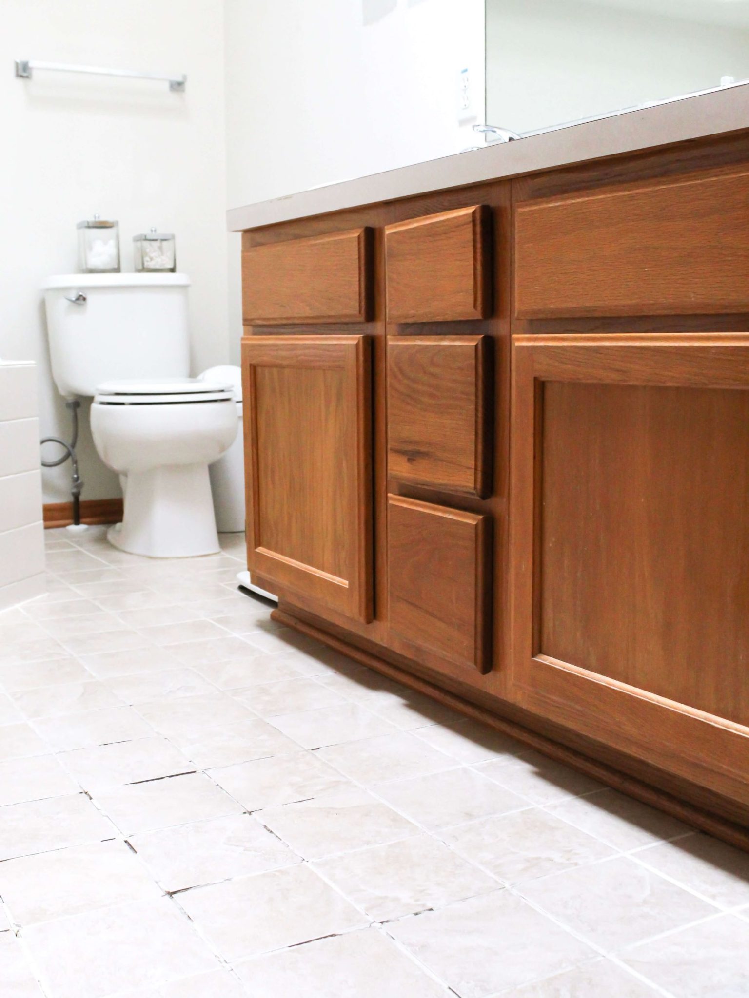 Easy DIY Bathroom Vanity Makeover - Midwest Life and Style Blog