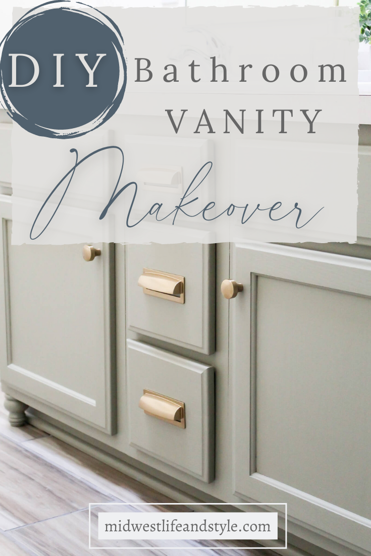 Easy DIY Bathroom Vanity Makeover - Midwest Life and Style Blog