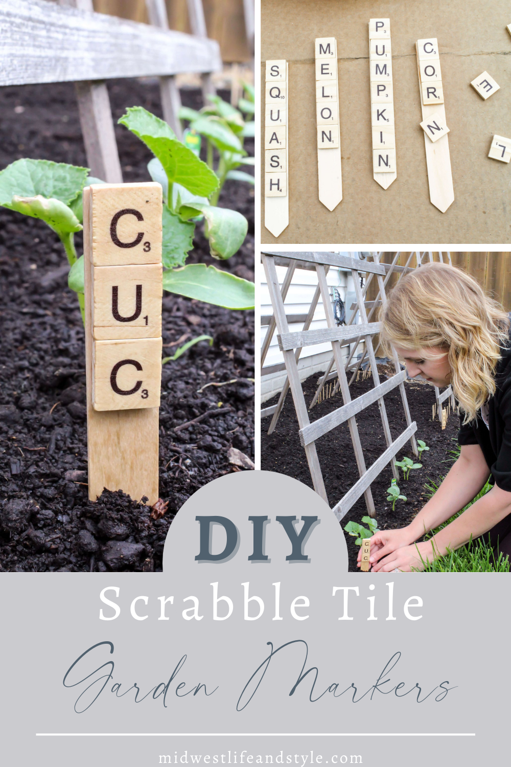 Quick And Easy DIY Garden Markers - Midwest Life and Style Blog