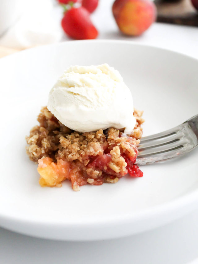 Strawberry-Peach-Crisp