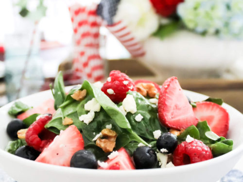old fashioned strawberry salad with poppyseed dressing Strawberry Spinach Salad with Poppy Seed Dressing