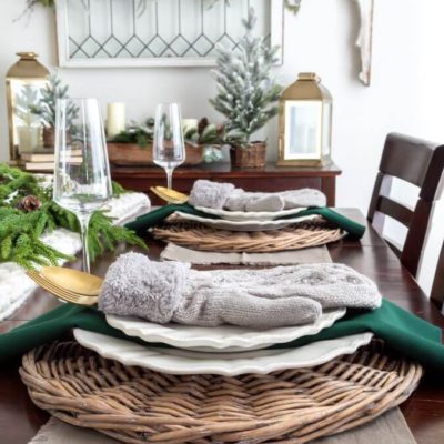 5 Ways To Create A Cozy Winter Wonderland Tablescape