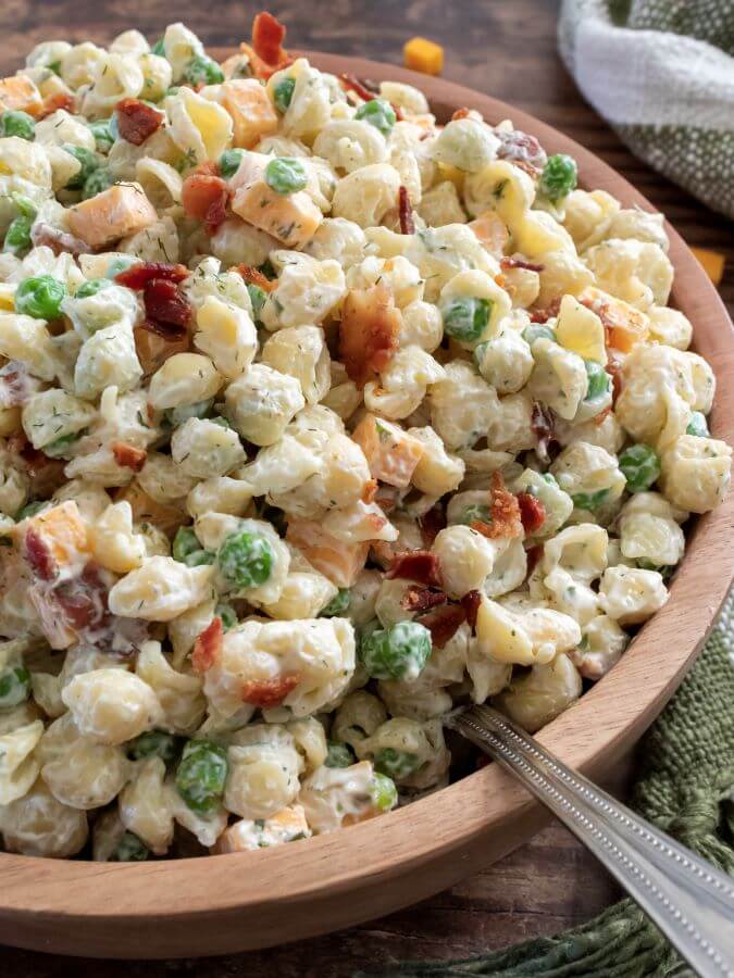 Creamy Bacon Ranch Pasta Salad - Midwest Life and Style Blog
