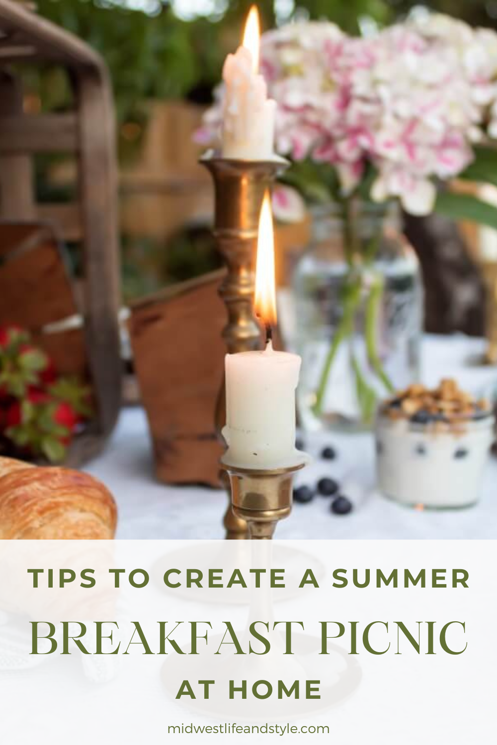 Tips to create a summer breakfast picnic at home