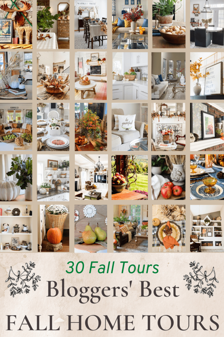 Simple Navy and Neutral Fall Home Tour - Midwest Life and Style Blog