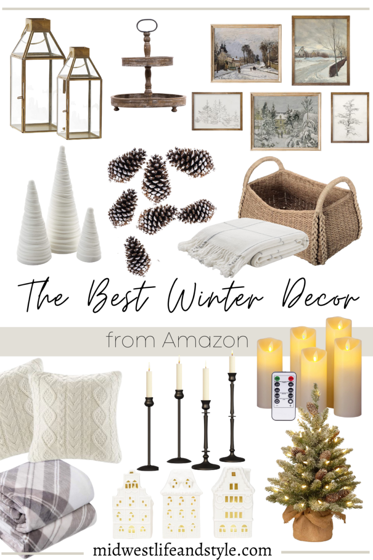 The Best Winter Decor From Amazon - Midwest Life and Style Blog