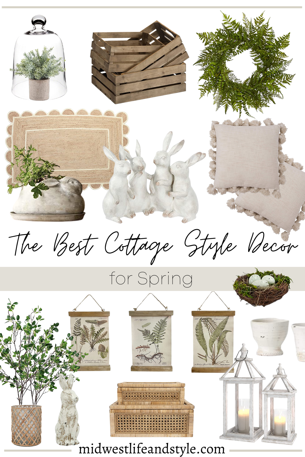 The Best CottageStyle Decor For Spring Midwest Life and Style Blog
