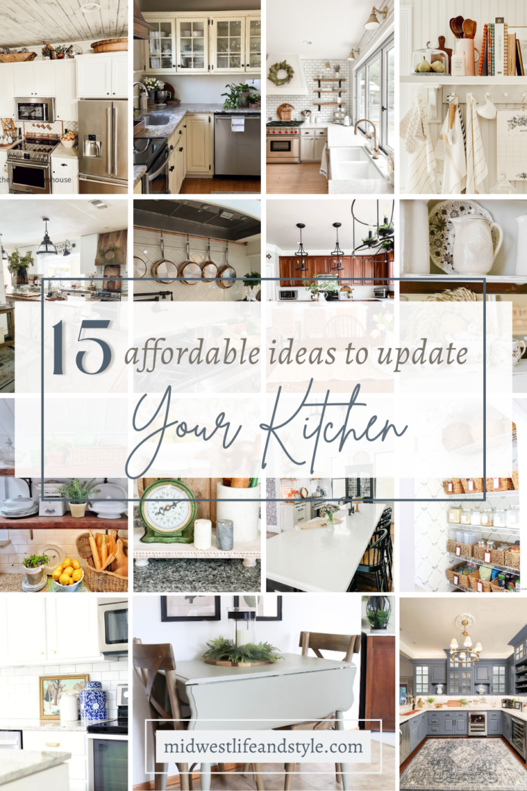 15 Affordable Ideas To Decorate And Update Your Kitchen - Midwest Life ...