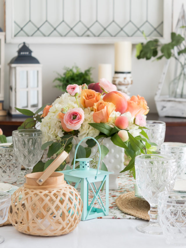 Peach Perfection: How To Style A Stunning Summer Tablescape - Midwest ...