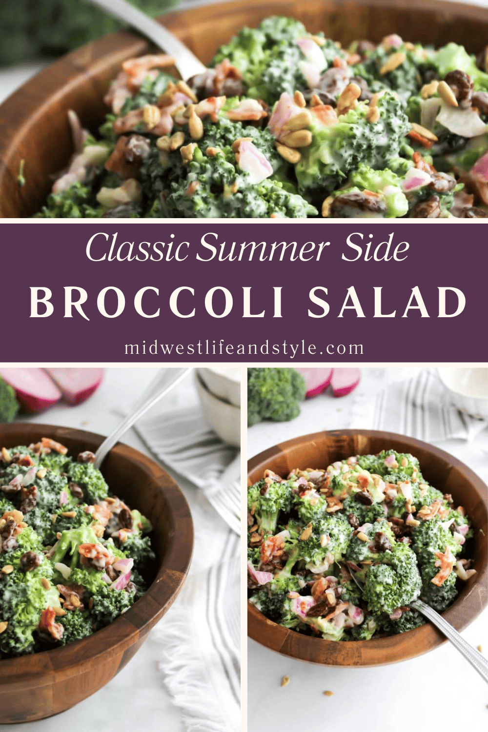 Classic summer side: Creamy broccoli salad