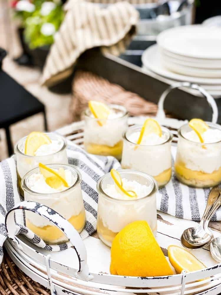 No bake lemon bars in a jar from Simply 2 Moms