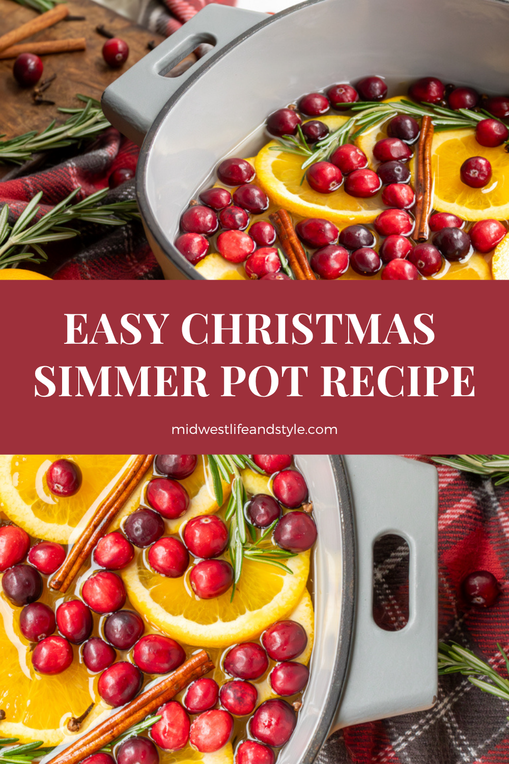 Easy Christmas simmer pot recipe
