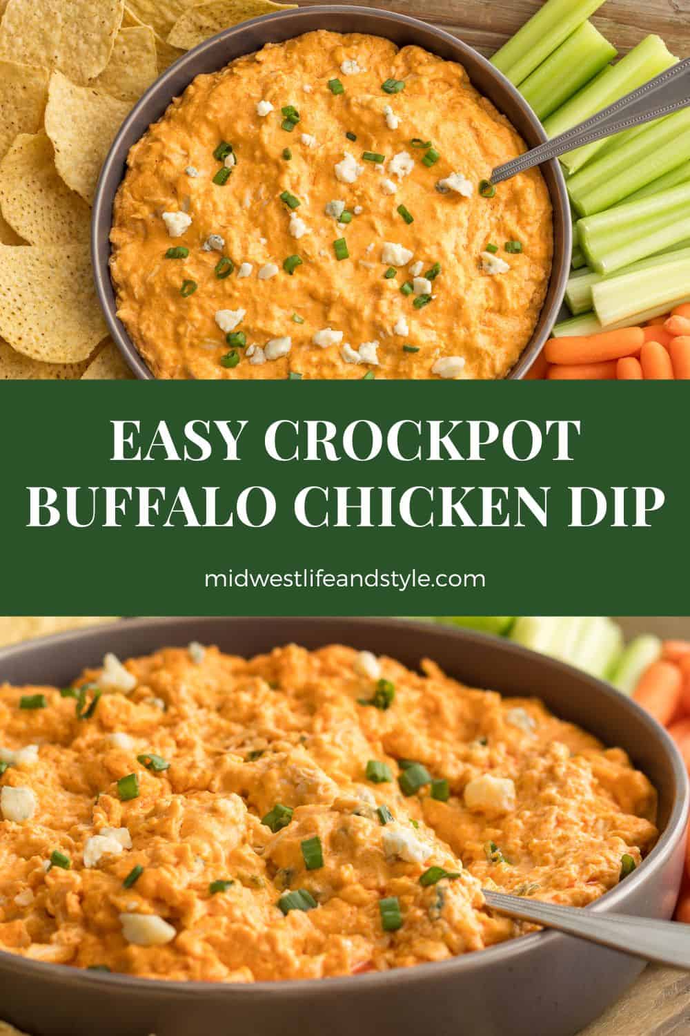 Easyt Crockpot Buffalo Chicken Dip Graphic